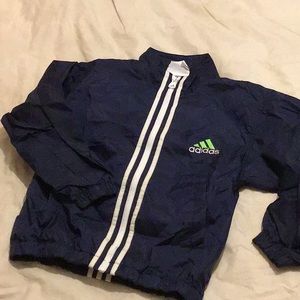Adidas windbreaker jacket with zipper